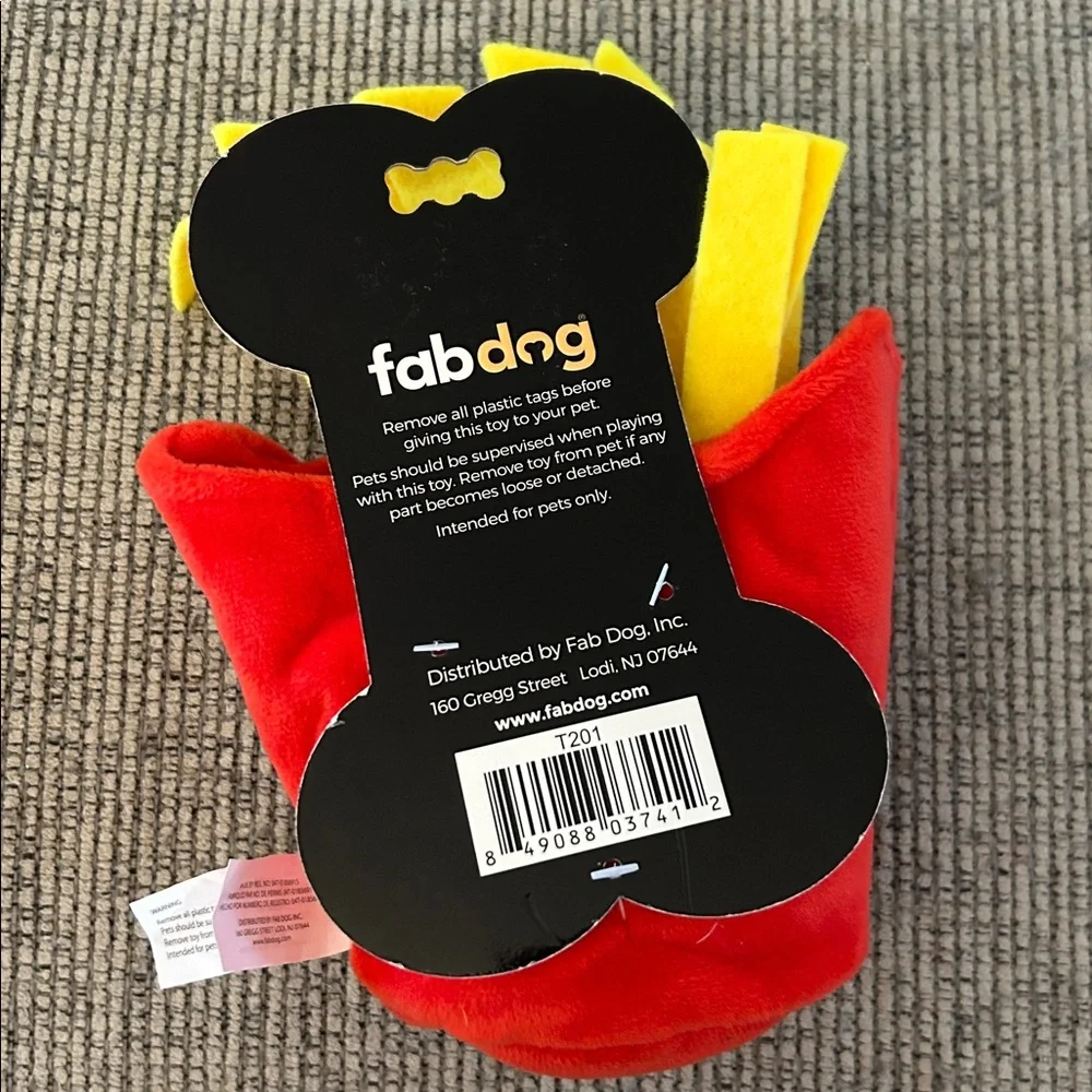 French fry dog toy NEW with squeaker
